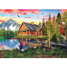 Eurographics horgászkunyhó puzzle 1000 darabos puzzle, kirakós