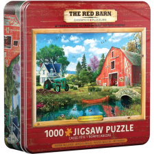 Eurographics puzzle fém dobozos piros pajta 1000 darab puzzle, kirakós
