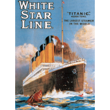 Eurographics Titanic plakát puzzle - 1000 darabos puzzle, kirakós