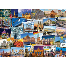 Eurographics világjáró puzzle - Berlin 1000 darab puzzle, kirakós