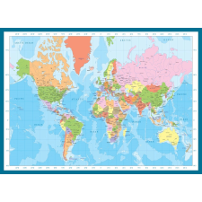 EUROGRAPHICS világtérkép puzzle 1000 darabos puzzle, kirakós
