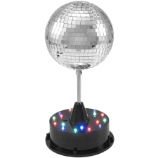 Eurolite LED Mirror Ball 13cm with Base világítás