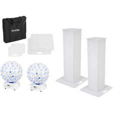 Eurolite Set 2x Stage Stand 100cm + 2x LED B-40 Beam Effect white világítás