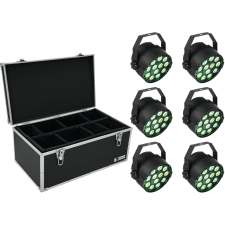 Eurolite Set 6x LED PARty TCL Spot + Case TDV-1 világítás