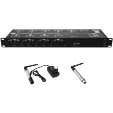 Eurolite Set DMX Split 8X Splitter + transmitter + receiver világítás