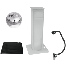 Eurolite Set Mirror ball 30cm with Stage Stand variable + Cover black világítás