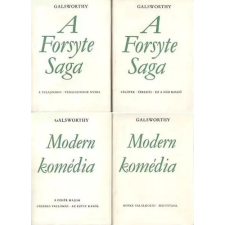 Európa Könyvkiadó A Forsyte Saga I-II. - Modern komédia I-II. antikvárium - használt könyv