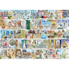 Európai nevezetességek puzzle 1000 darabos puzzle, kirakós