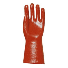 EuroProtection 3619-20 PVC 36 cm-es piros sav-, lúg-, benzinálló munkavédelmi kesztyű védőkesztyű