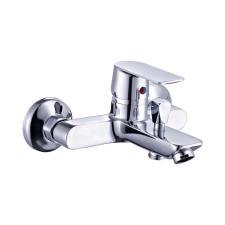  Eurostandard kádtöltő csaptelep - zuhahyszettel - fix falitartóval - KRÓM csaptelep