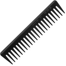 Eurostil Fésű - Hajvágáshoz, Ritka fogú, Fekete 18cm 00455 fésű