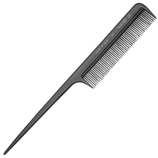 Eurostil Fésű Stíl - Tupírozáshoz , Műanyag tűs véggel , Fekete 20,5cm 00114 fésű