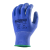 EUROTECHNIQUE Szerelőkesztyű kék latex CSB tenyérrel, méret: 8