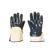  EUROTRIL KÉZHÁTIG DUPLÁN MÁRTOTT KÉK NITRIL KESZTYŰ, ACT (9)