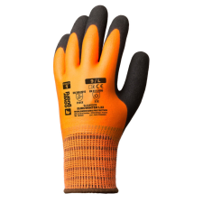  EUROWINTER TÉLI NARANCS KESZTYŰ, LATEX TENYÉR+CSB RÉTEG_10 védőkesztyű