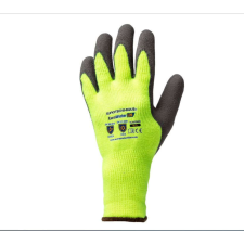 EUROWINTER TÉLI SÁRGA KESZTYŰ, SZÜRKE LATEX TENYÉRREL 11 (1LAFO11), méret: 11 védőkesztyű