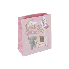 Eurowrap Ltd. Eurowrap ajándéktasak (21,5x25x10 cm) Baby, rózsaszín (4) ajándéktasak