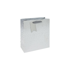 Eurowrap Ltd. Eurowrap ajándéktasak (21,5x25x10 cm) ezüst, ombre, csillagos (5) ajándéktasak