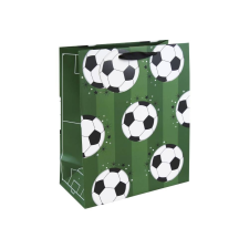 Eurowrap Ltd. Eurowrap ajándéktasak (26,5x33x14 cm) focilabdás (5) ajándéktasak