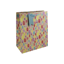 Eurowrap Ltd. Eurowrap ajándéktasak (26,5x33x14 cm) kraft, színes foltos (5) ajándéktasak