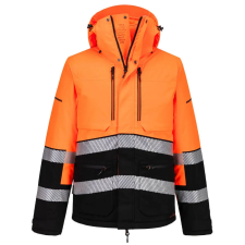  EV4 jólláthatósági télikabát PW_EV467OBRXL Narancs/Fekete - XL méret láthatósági ruházat
