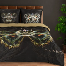  Eva11 Eva Minge mako-szatén ágyneműhuzat Fekete 160x200 cm - 70x80 cm 2db lakástextília
