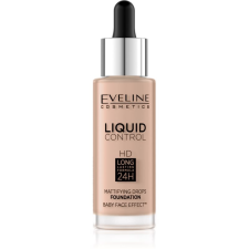 Eveline Cosmetics Liquid Control folyékony make-up pipettával árnyalat 025 Light Rose 32 ml smink alapozó