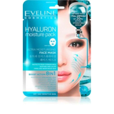 Eveline Ultra-hidratáló textil acmaszk Hyaluronsavval arcpakolás, arcmaszk