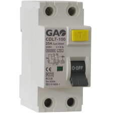 EverFlourish Hungary Kft. Fi relé 2P 40A 30mA, 230V~, fehér villanyszerelés