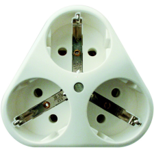 EverFlourish Hungary Kft. Földelt dugaszolóaljzat, 3-as krém süllyesztett hosszabbító, elosztó