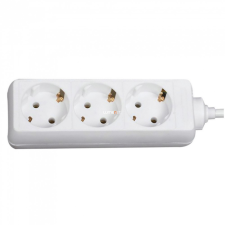 EverFlourish Hungary Kft. Hármas elosztó, 3 méteres, fehér hosszabbító, elosztó