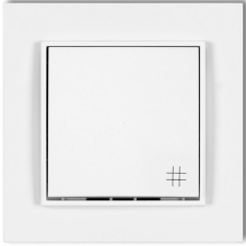 EverFlourish Hungary Kft. Keresztkapcsoló kerettel fehér színben (Mini) villanyszerelés