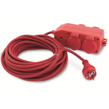 EverFlourish Hungary Kft. Lengő hosszabbító kültérre, földelt, 4 dugalj, 10 méteres hosszabbító, elosztó