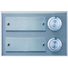 EverFlourish Hungary Kft. Névtáblás csengő nyomógomb 2-es acél LED világítással villanyszerelés