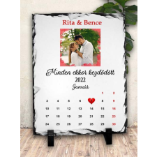  Évfordulós ajándék - Minden ekkor kezdődött kőlap grafika, keretezett kép