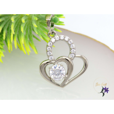  Evica-white Gold Filled medál-rodium medál