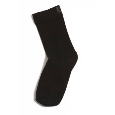  Evidence unisex félplüss talpú sportzokni - fekete - 35-38