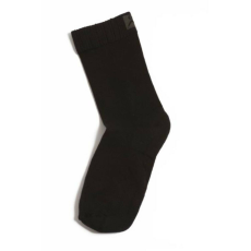  Evidence unisex félplüss talpú sportzokni - fekete - 43-46