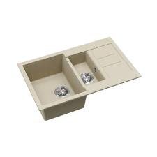 EVIDO Cubo 6S compact gránit mosogató 800x500 bézs mosogatótálca