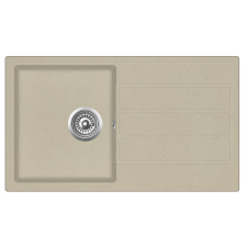 EVIDO EASY 45S gránit mosogató 760x440 bézs, doboz nélkül, lefolyógarnitúrával mosogatótálca