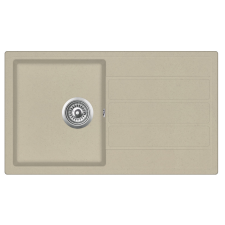 EVIDO EASY 45S gránit mosogató 760x440 bézs, doboz nélkül, lefolyógarnitúrával mosogatótálca