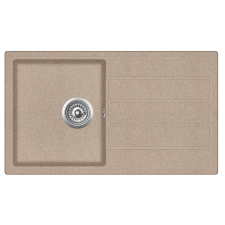 EVIDO Easy 45S Gránit Mosogató - 760x440 mm, Avena mosogatótálca