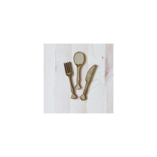 Evőeszközök, 3db/cs. Mérete: 30x102x3 mm dekorációs kellék