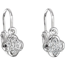 Evolution Group 11177.1 fehér cirkónium (Ag925/1000, 1,2 g) fülbevaló