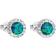 Evolution Group 31217.1 green szint. opál Preciosa® kristályokkal (925/1000, 0,8) fülbevaló