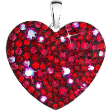 Evolution Group 34243.3 cherry szív, Swarovski® kristályokkal díszített (925/1000, 2 g) medál