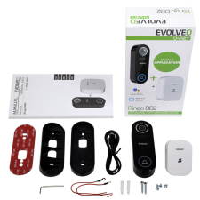  EVOLVEO Ringo DB2 - vezeték nélküli intelligens video csengő + aljzat csengő csengő