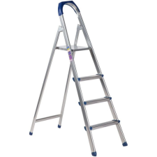 EVOTOOLS Festett Fém Létra Szürke 8+P 1,9 m 2,27 m létra és állvány