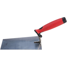 EvoTools rozsdamentes acél TPR fogantyús simító, 160 mm hosszú kőműves és burkoló szerszám