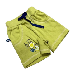 Ewa Pamut Rövidnadrág - Zöld Kaktusz 68 babanadrág